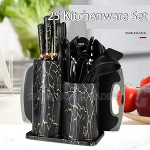 *25 PCS Marble Silicone Spoons*