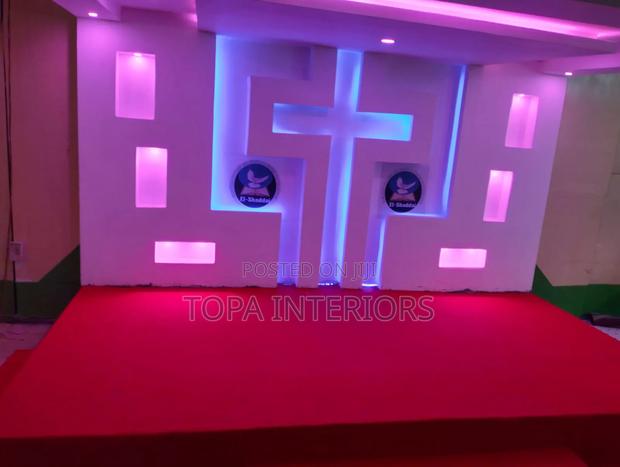 Delta Red Church Altar Wall to Wall Floor Decoration Carpets