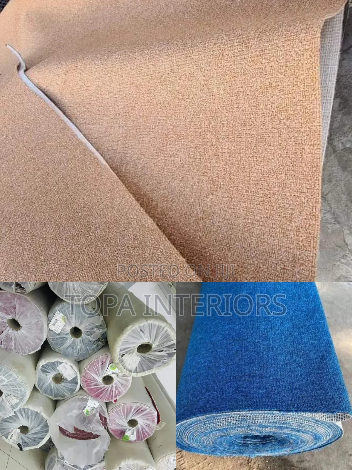 Delta Beige Wall to Wall Flooring Carpets Beige Office Rugs