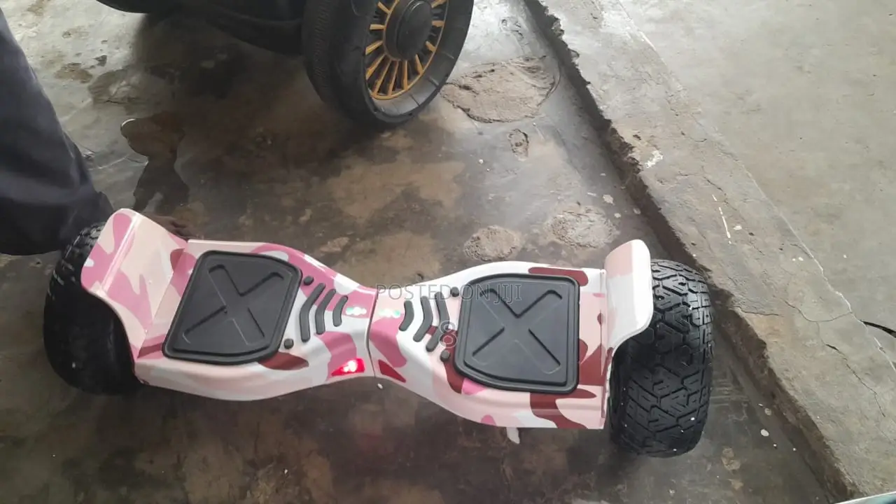 Heavy-Duty Off-Road Hoverboard With Tough Tires for All Surf