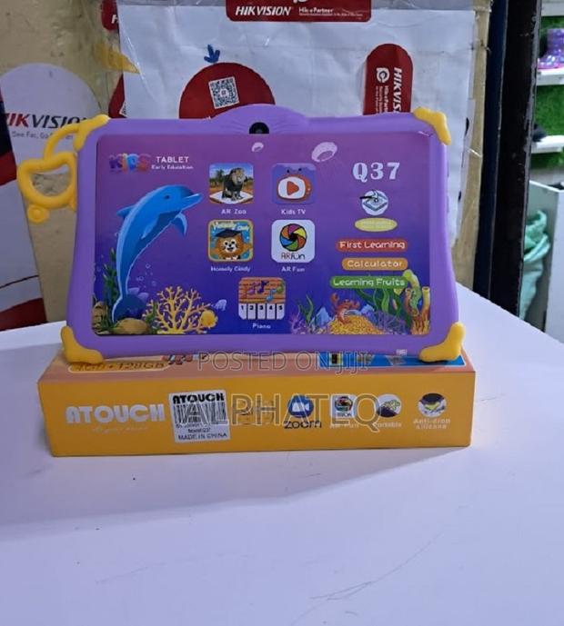 Kids Tablet Atouch Q37 With Kids Learning Apps 4GB+128GB