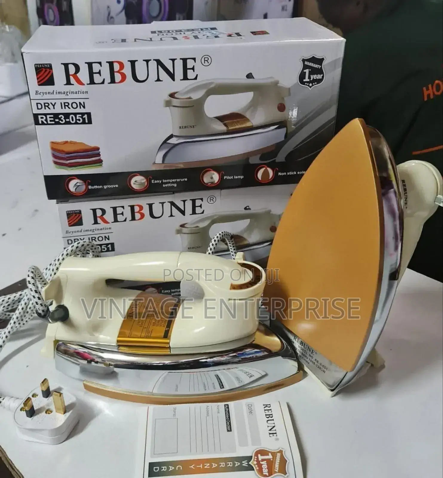 Rebune Dry Iron Box,Rabune Electric Dry Iron Box
