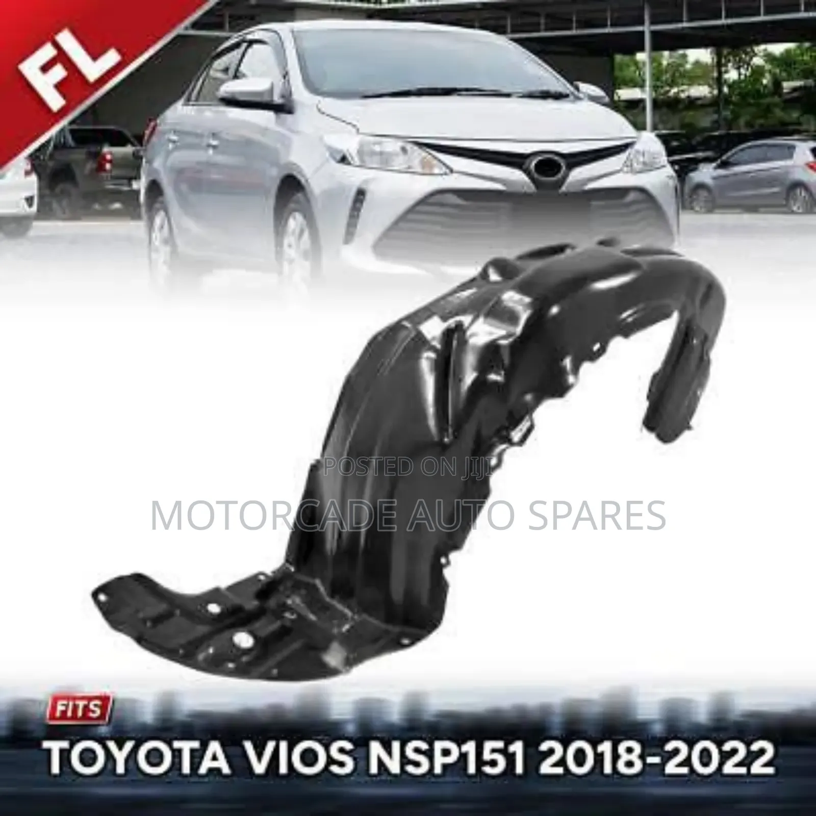 Toyota Vitz Front Bumper Stone Guards