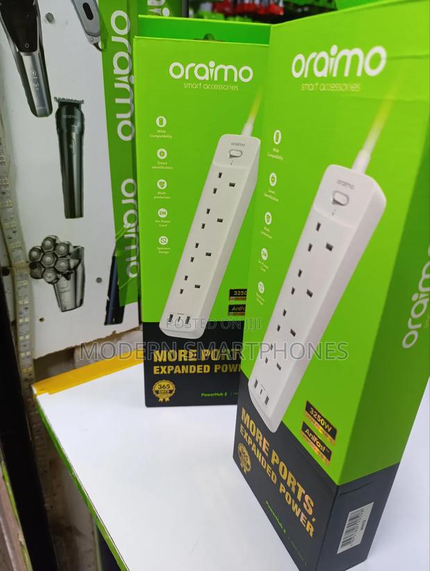 Oraimo Powerhub C 2M 4-Ac 3-Usb Power Strip - thumbnail 2