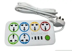 Astra 5 Way Extension With 3 USB Slots and 1 Type C Slot