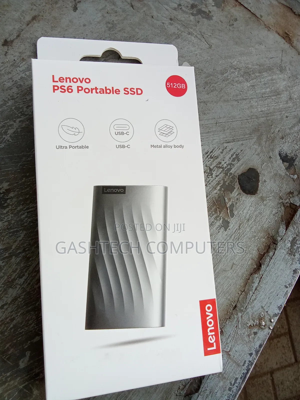 Brand New LENOVO Ps6 512gb Portable SSD