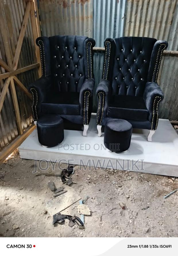 2 Pedicure Seats, 2 Stools and a Platform  - main view