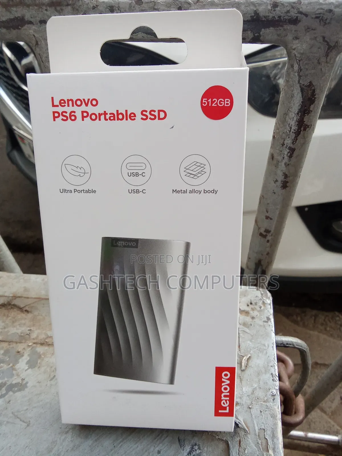 LENOVO Ps6 512 Gb Usb-C External Portable SSD