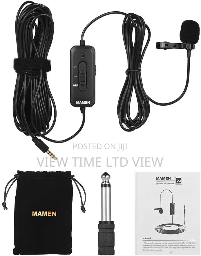 MAMEN KM-D2 Lavalier Microphone 3.5mm