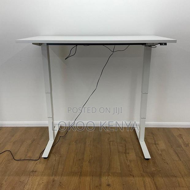 Office Desk: 1.6 Meters Standing Electric Adjustable Desk