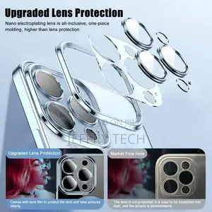 Magnetic Transparent Case for iPhone 11 12 13 14 15 Pro Max