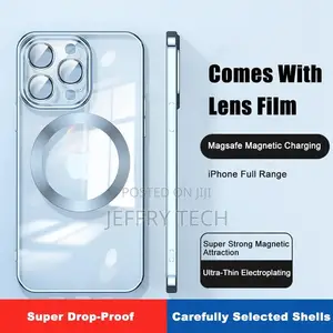 Magnetic Transparent Case for iPhone 11 12 13 14 15 Pro Max