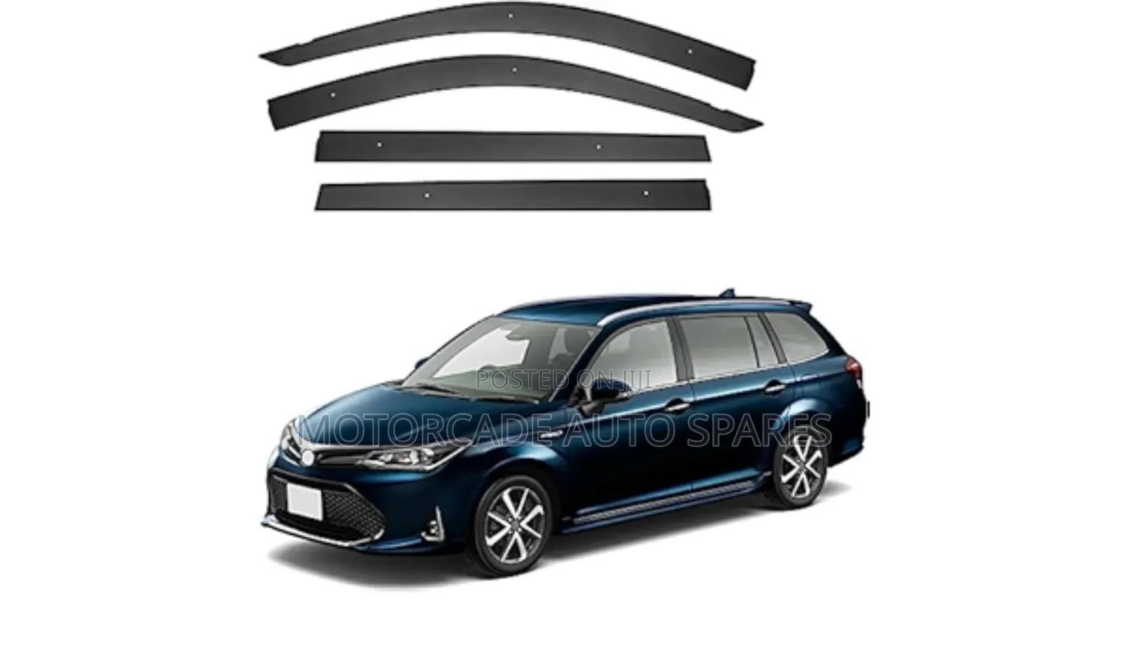 Toyota Fielder 2013-2018 Windbreakers/Window Visors Set