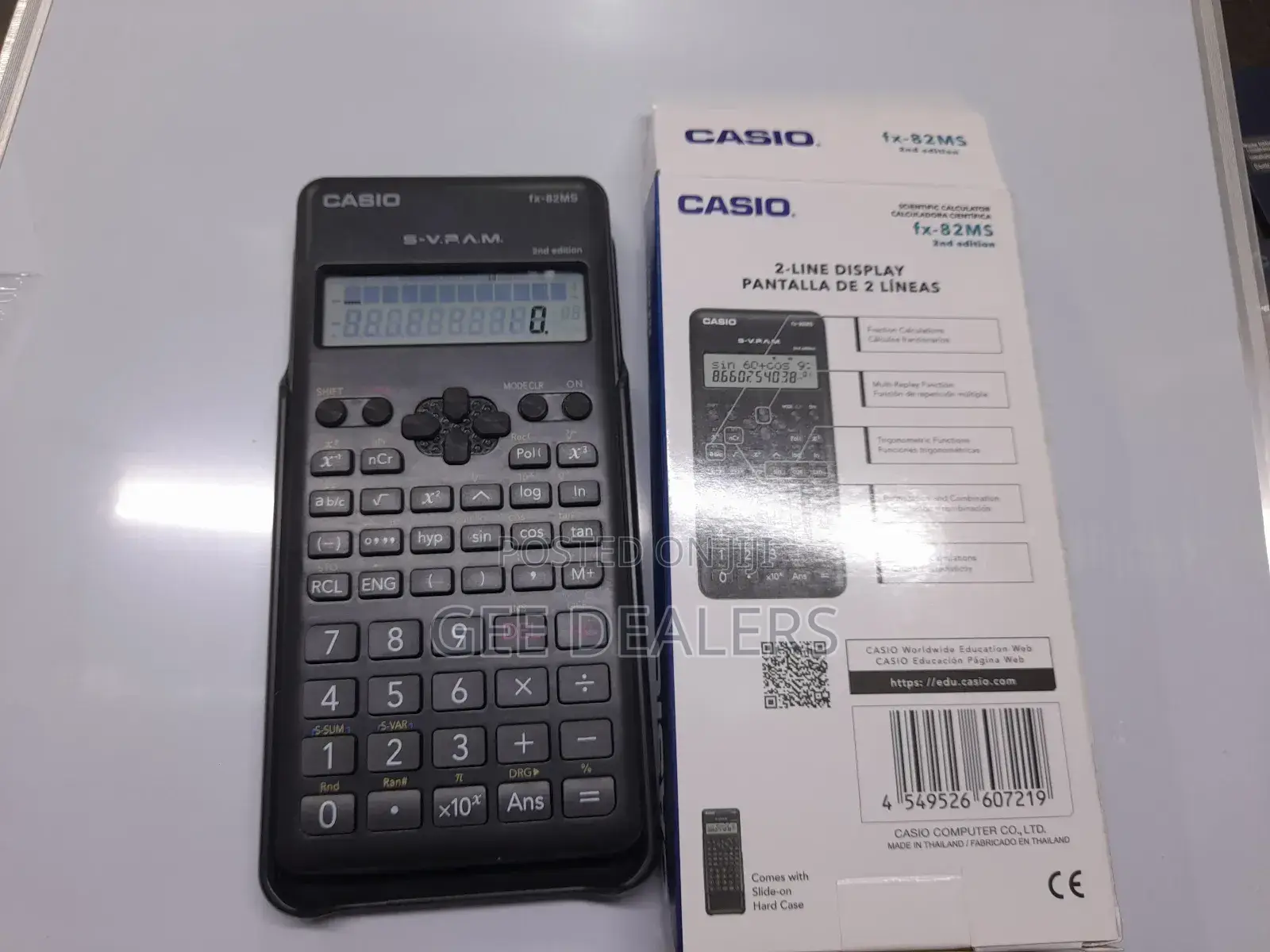 Second Edition Scientific Calculator Casio Fx-82ms,