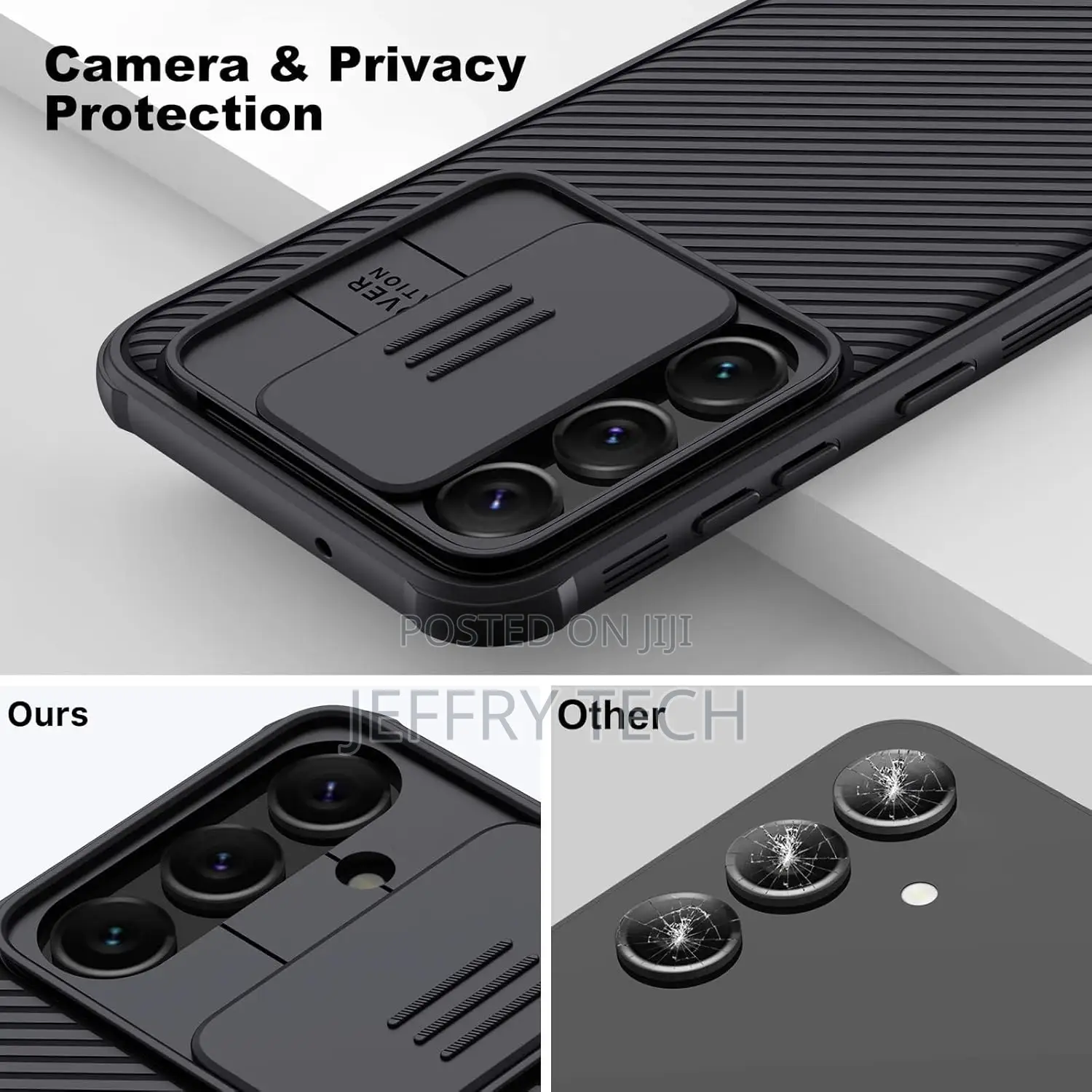 Samsung Galaxy A55 Anti-Fingerprint Slim Fit Protective Casi
