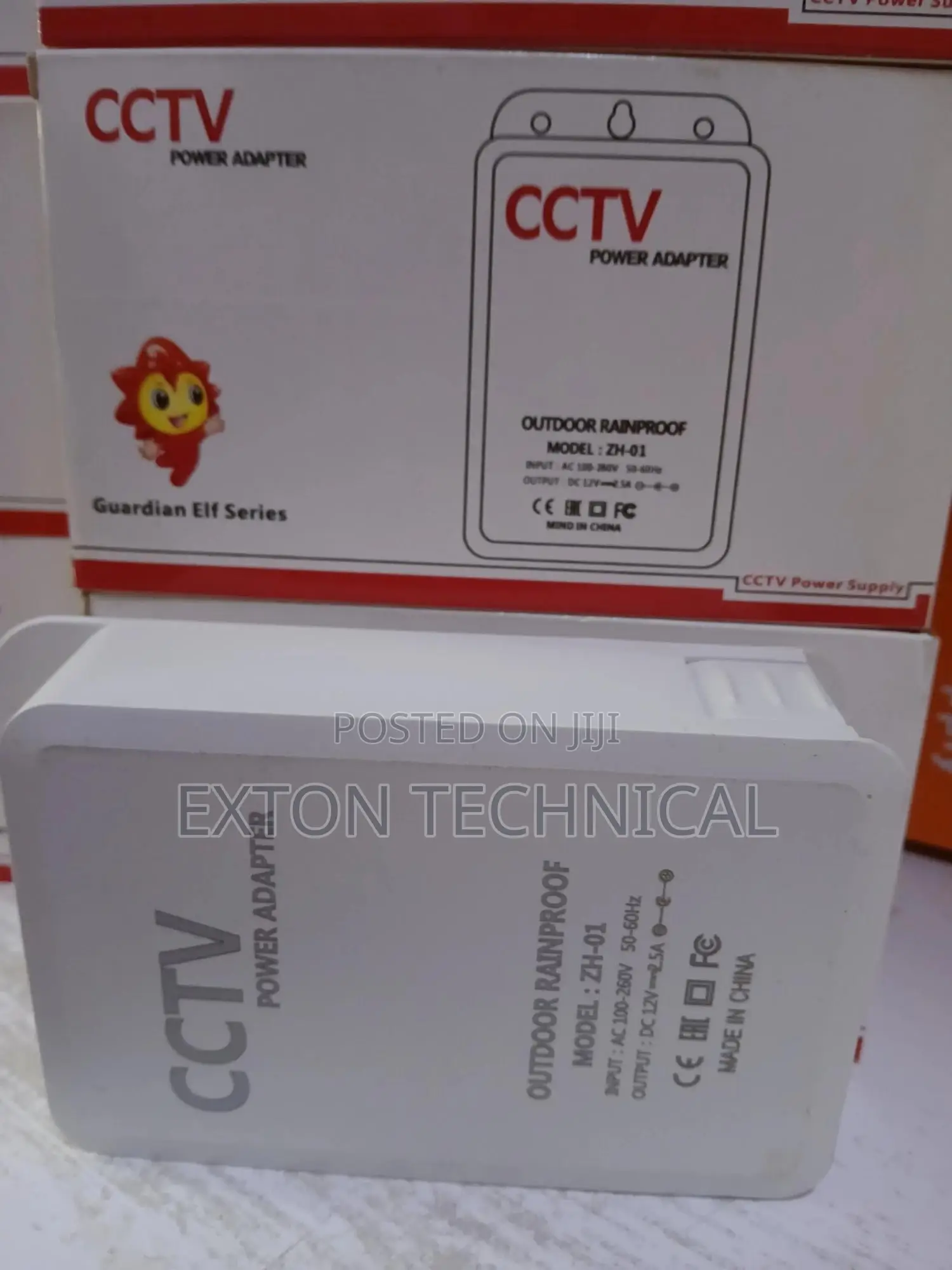 Rain Proof CCTV Power Adapter ZH-01 12V,2.5A