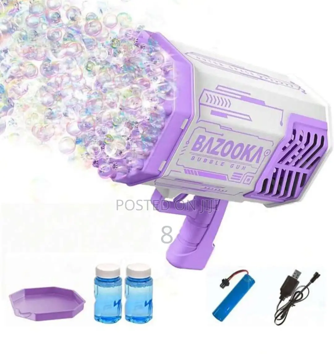 Bubble Gun/Kids Toy Bazooka – Safe Foam Darts Blaster