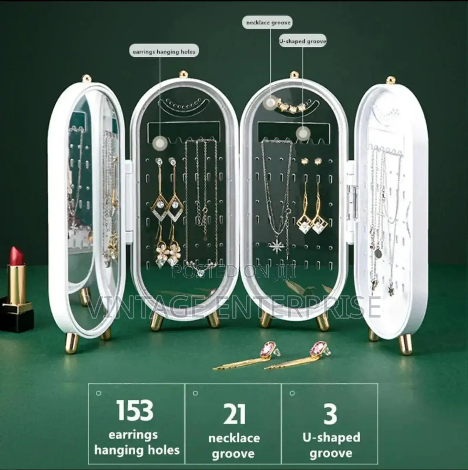 Foldable Unique Exquisite Vintage Retro Jewelry Rack