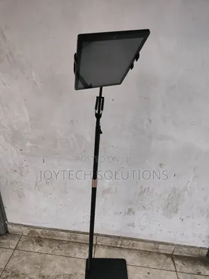 Tablet Floor Stand With Double Weight Base, Overhead Bed