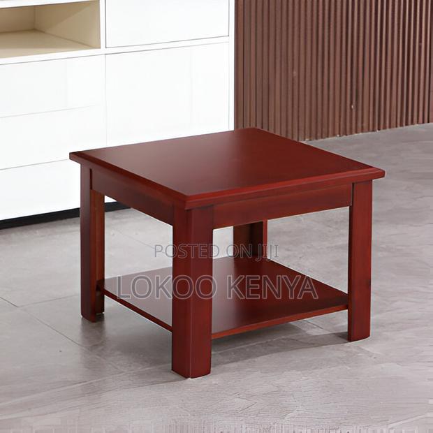 Coffee Table: 60cm X 60cm Mahogany Coffee Table - thumbnail 2