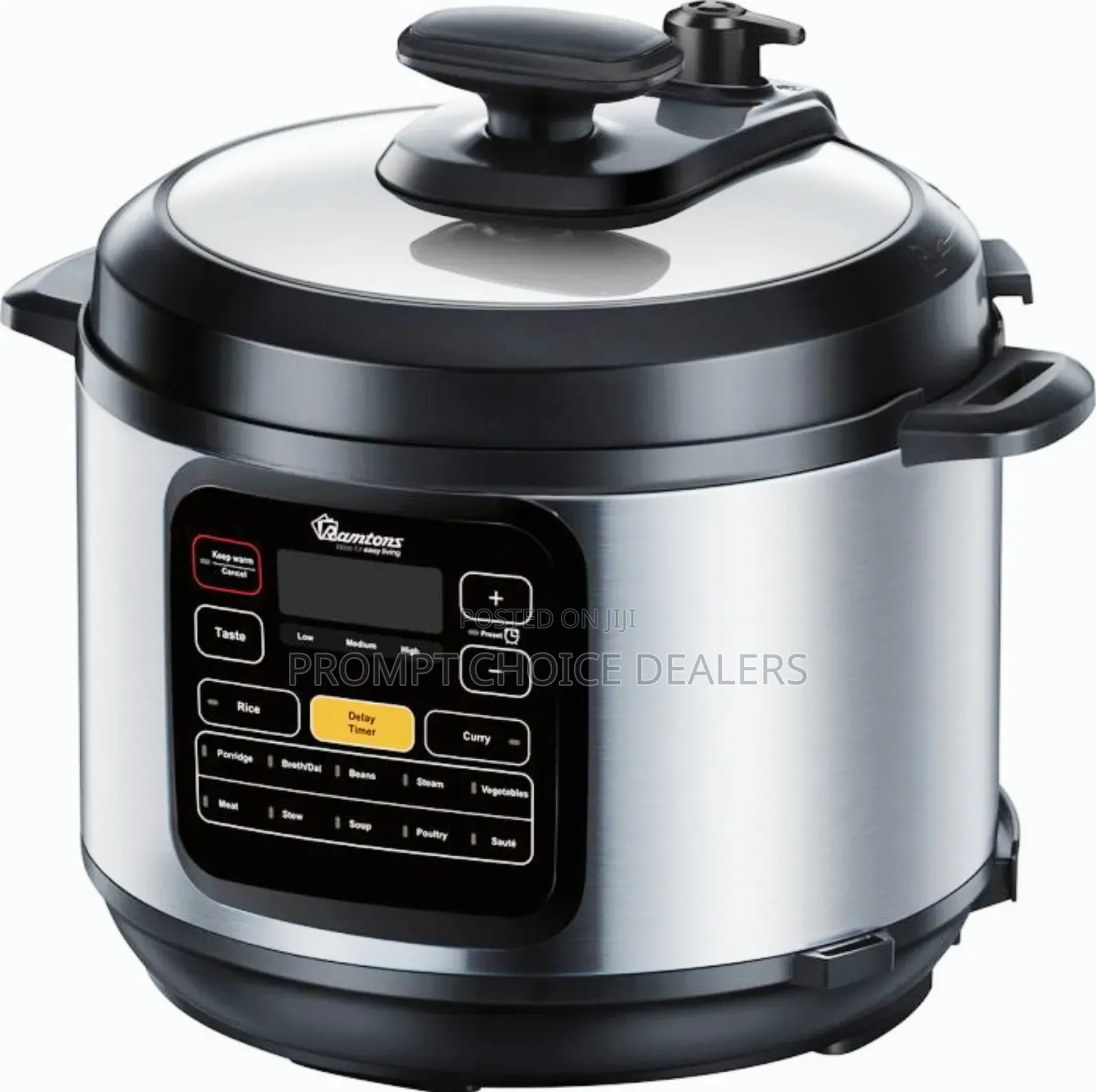 New Ramtons Electric Pressure Cooker 6 Liters RM582