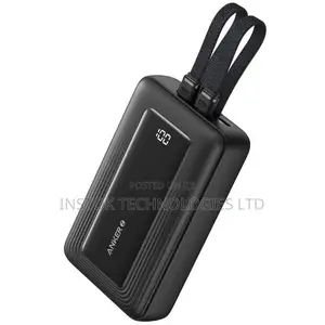 Anker Zolo Power Bank 20000mah 30W With Built-in Cables
