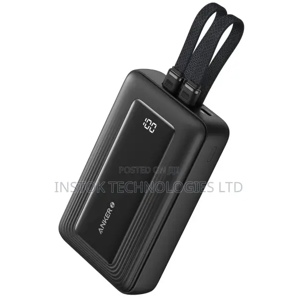 Anker Zolo Power Bank 20000mah 30W With Built-in Cables