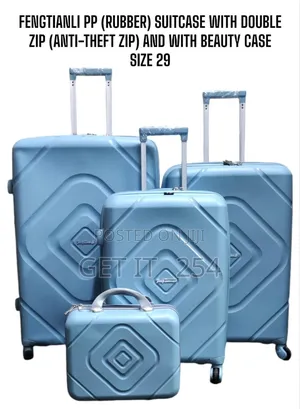 Fengtianli Pp (Rubber) Suitcase With Double Zip (Anti-Theft
