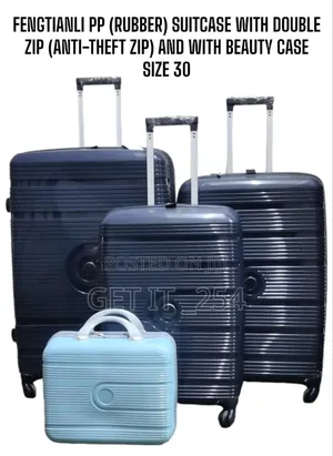 Fengtianli Pp (Rubber) Suitcase With Double Zip (Anti-Theft