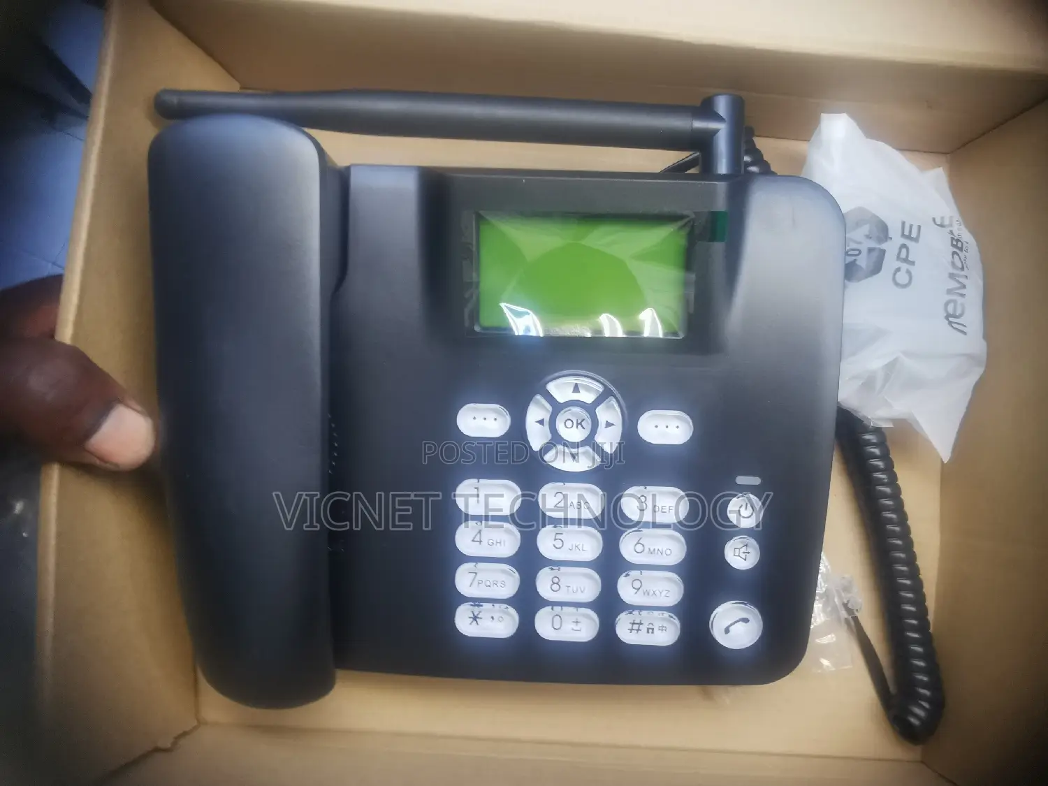 Home, Office, Security Simcard Landline Phone With Battery