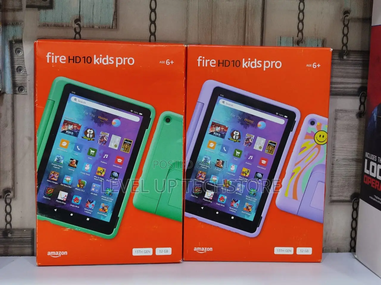 New Amazon Fire HD 10 Kids Pro 32 GB Green