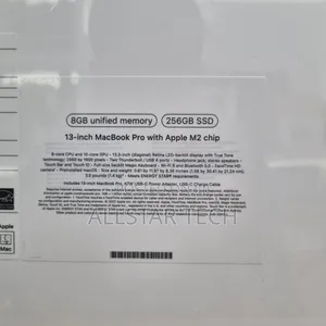 New Laptop Apple MacBook Pro 2022 M2 8GB Apple M2 SSD 256GB