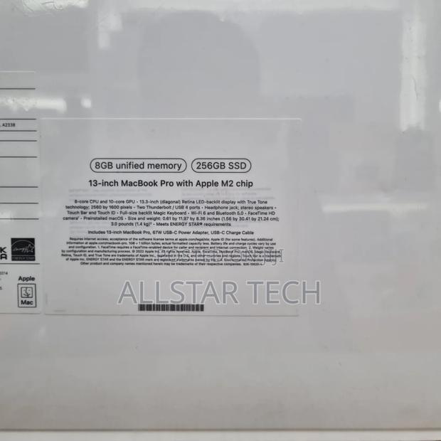 New Laptop Apple MacBook Pro 2022 M2 8GB Apple M2 SSD 256GB - thumbnail 6