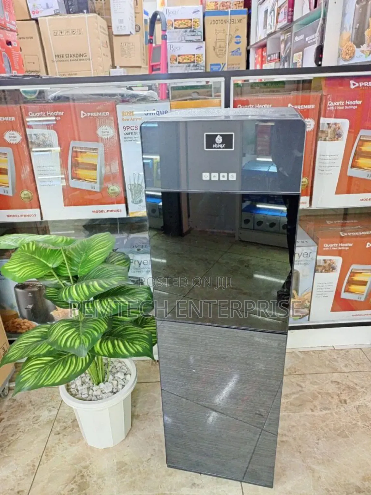 Nunix Z188C Silver Black Hot Cold Water Dispensers