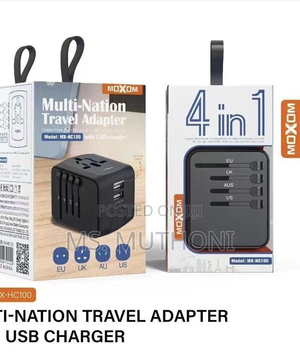 Moxom 4 in 1 Multi National Travel Adapter - main view