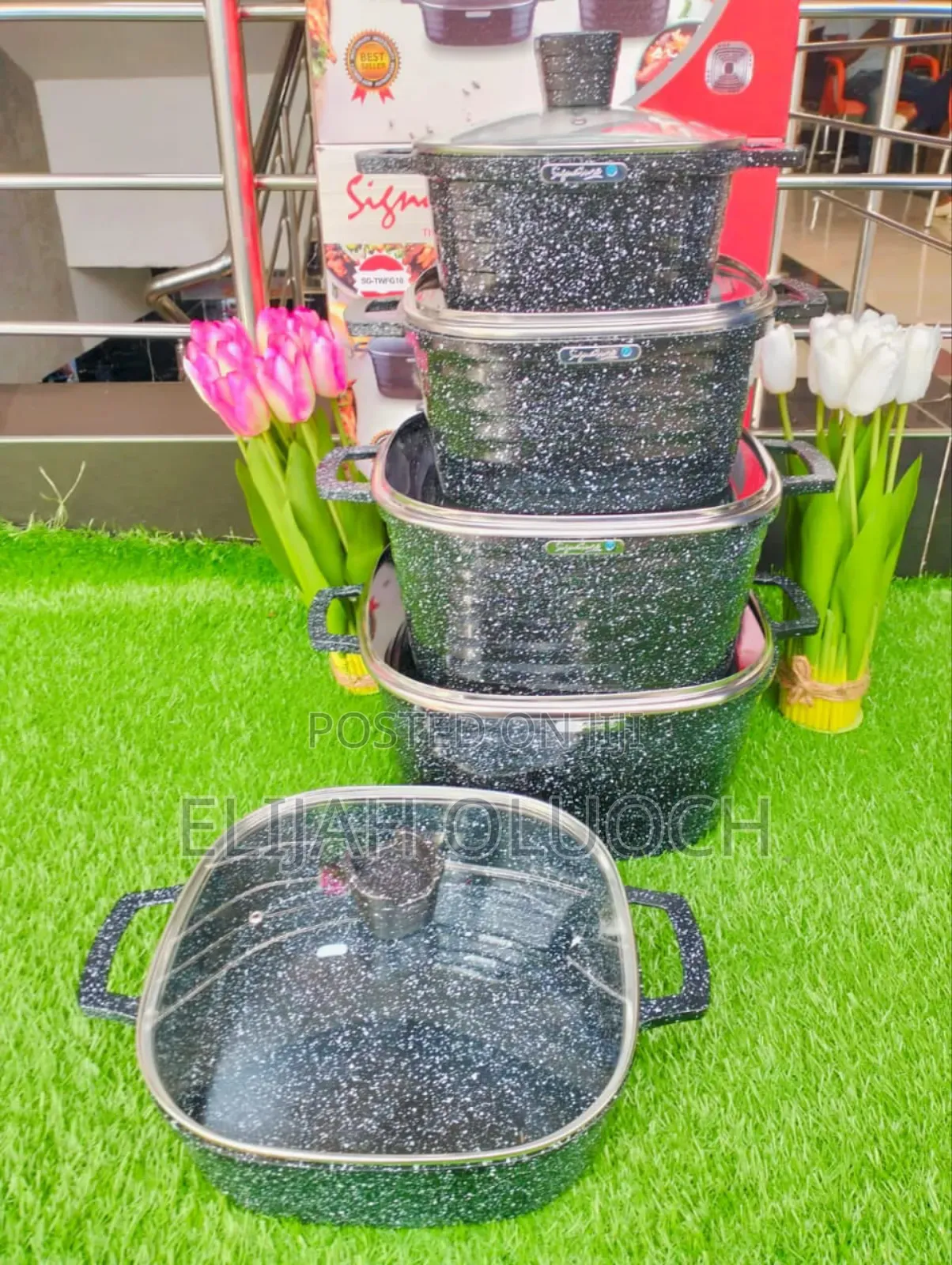 10pcs Signature Die Cast Cookware Set*