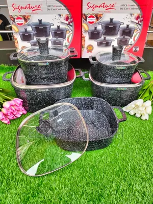 10pcs Signature Die Cast Cookware Set*