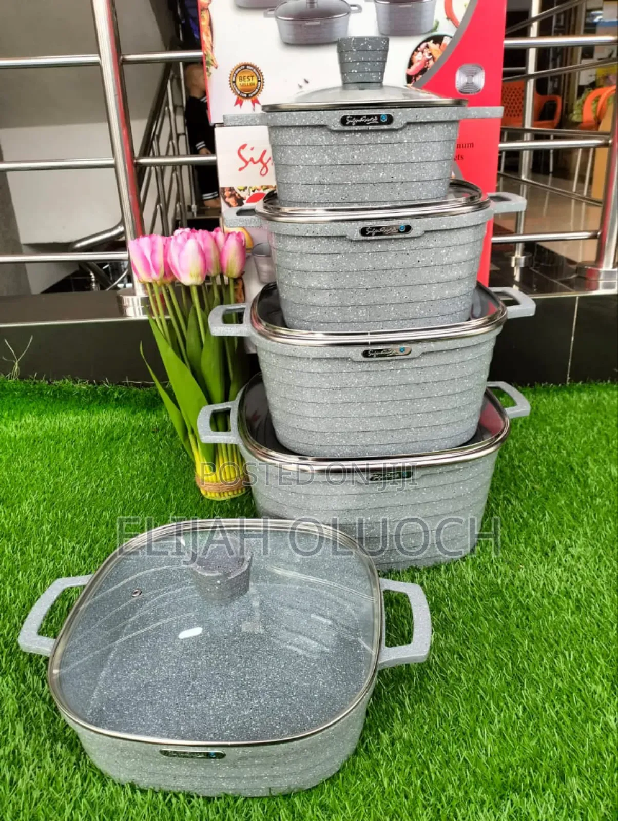 10pcs Signature Die Cast Cookware Set*
