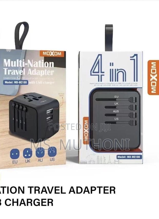 Moxom 4 in 1 Multi National Travel Adapter - thumbnail 3