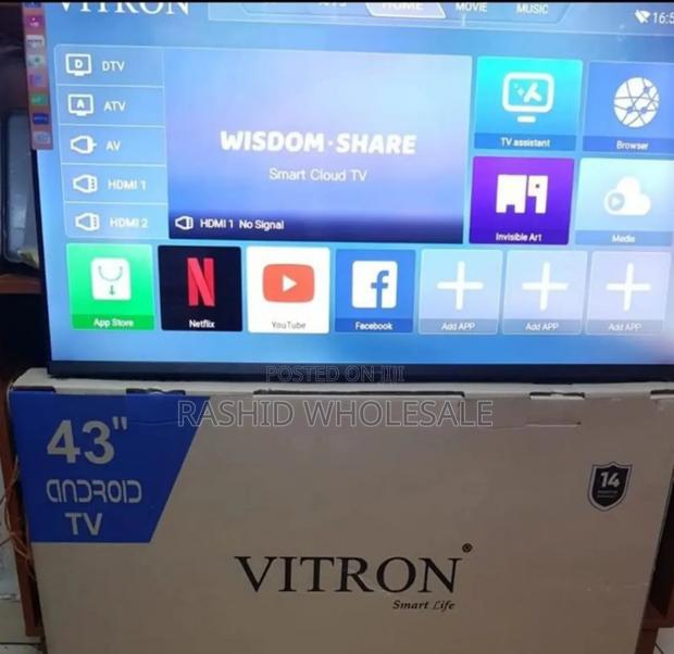 Vtron 43 Inch Smart Flameless. - main view