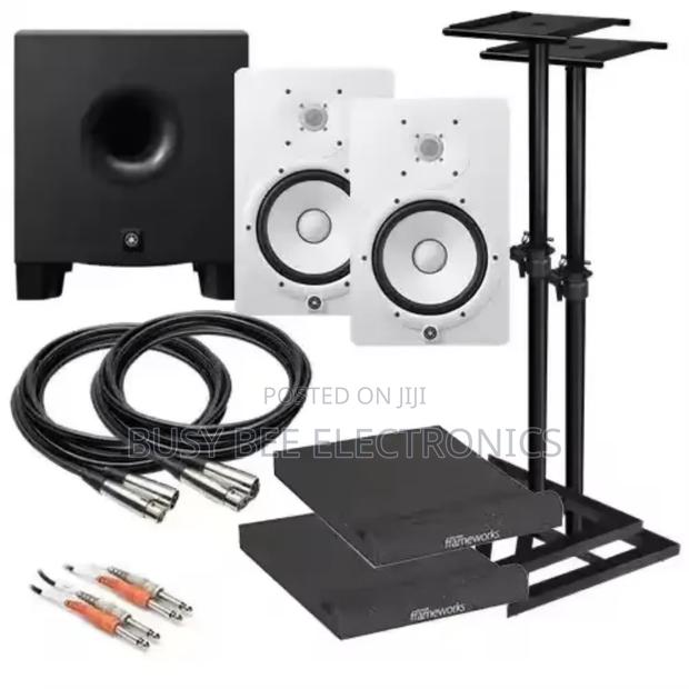 Hs 8subwoofer ,Hs Monitor Pair Plus Monitort Stands