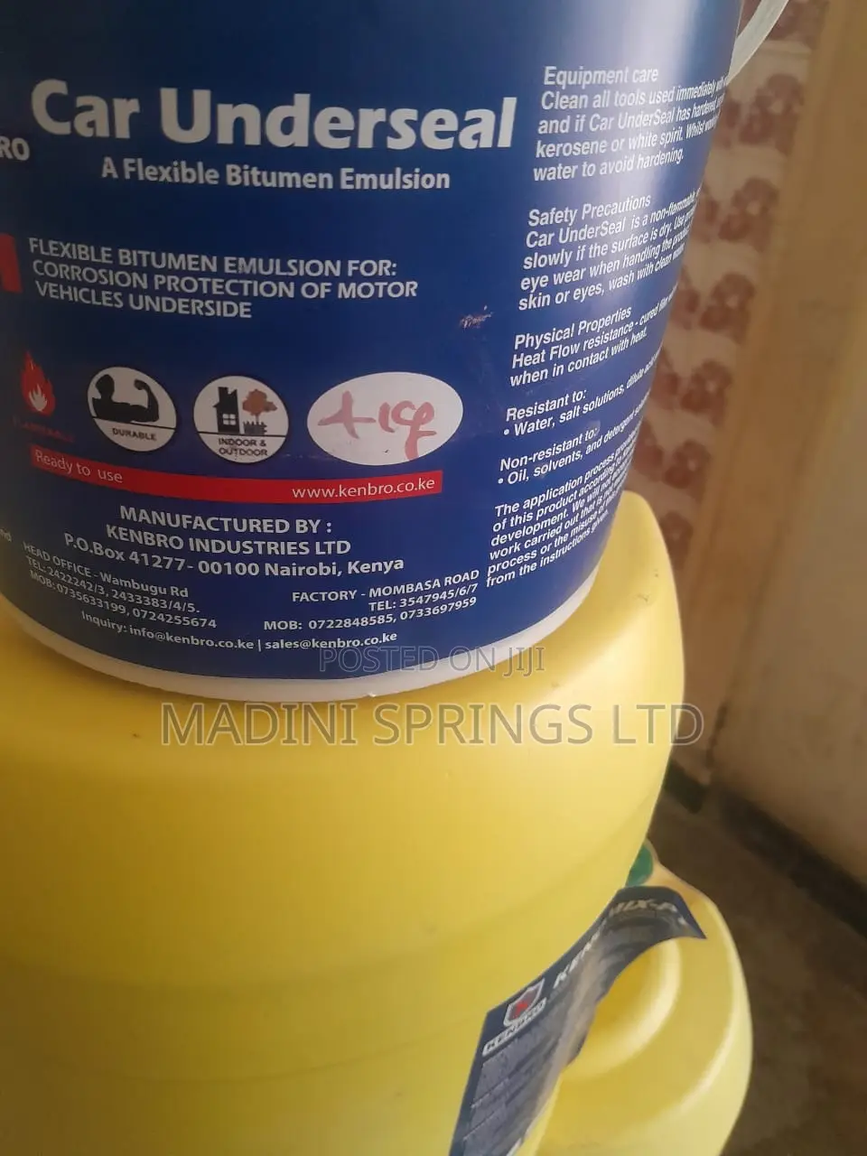 Car Underseal Bitumen Coating Against Corrosion/Rust-4kg