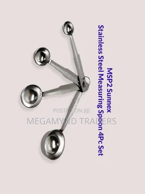 Stainless Steel Measuring Spoon 4pc Set