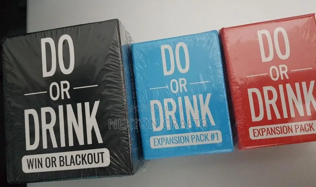 Do or Drink Win or Blackout. Drinking Party Card Game.