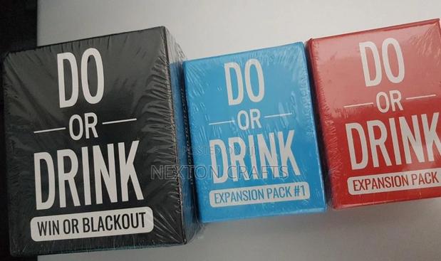 Do or Drink Win or Blackout. Drinking Party Card Game.