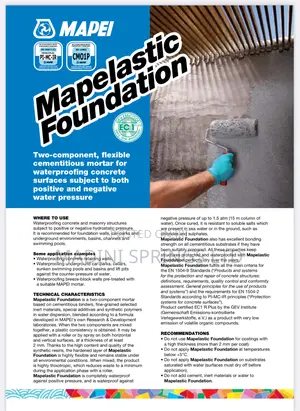 Mapelastic Foundation( Best for Alkali/Salty Water Areas)