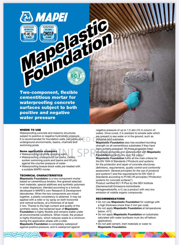 Mapelastic Foundation( Best for Alkali/Salty Water Areas) - thumbnail 4