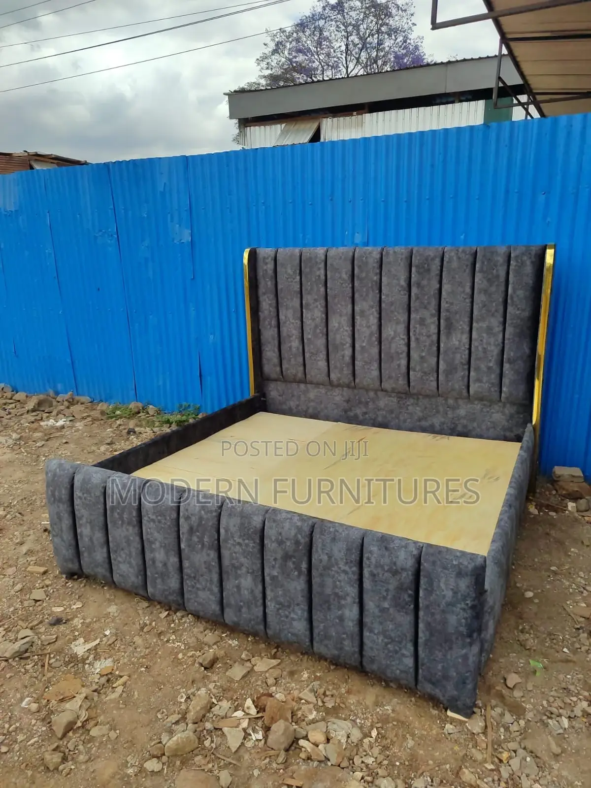 LUXURY Wingback Bed Frame Double King Size Super King