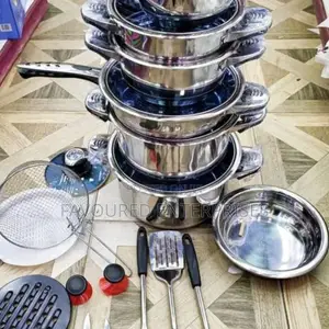 Marwa 30 Pieces Stainless Steel Cookware