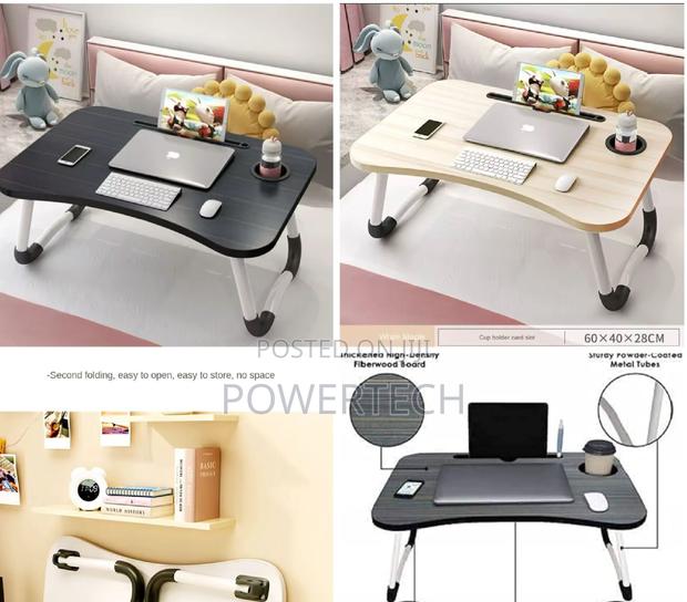 Folding Breakfast/ Study Table Laptop Desk on the Bed - main view